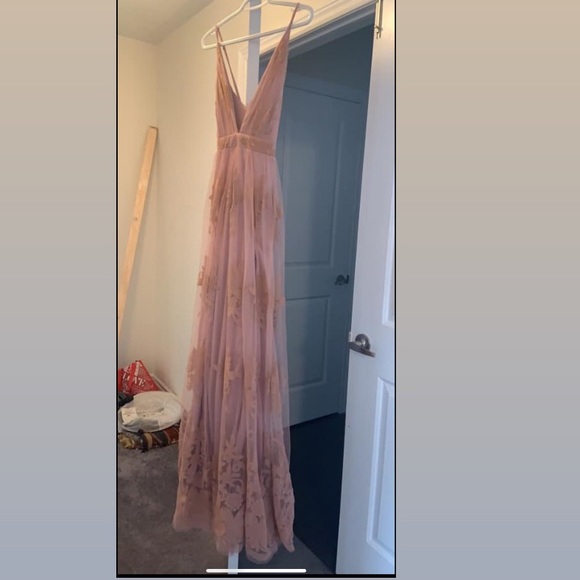 Showpo Promenade Maxi Dress In Blush - Picture 3 of 4
